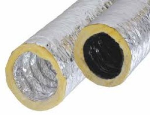 Ống gió mềm cách nhiệt Interlock Ống gió mềm cách nhiệt Interlock